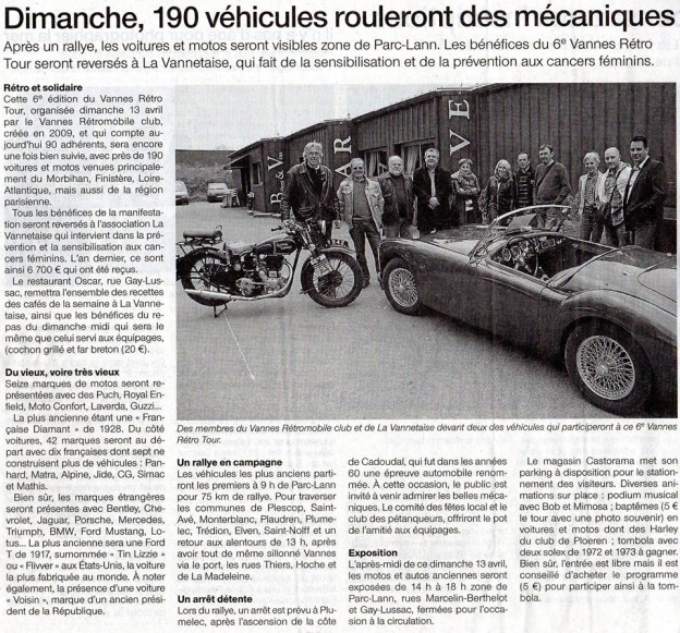 Article du Rallye St Germain